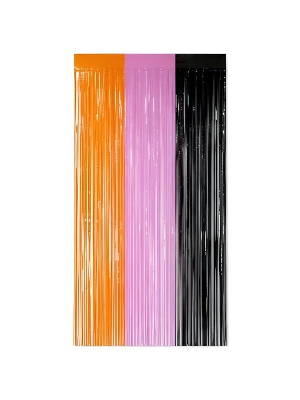 Halloween Tinsel Fringe Curtain Backdrop Decorations